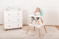 Scaun de masa Kikka Boo Multi 3in1 Dark Beige 2023 imaginea #4 — magazin online Desire.md