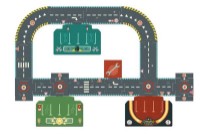 Set jucării transport Djeco Crazy Motors 24 pcs DJ05497 imaginea #2 — magazin online Desire.md