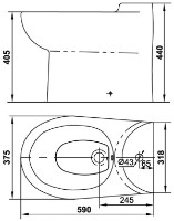 Bideu Keramin Geneva White imaginea #2 — magazin online Desire.md