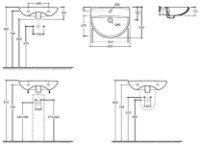 Умывальник Keramin Simpl 60 White фото №2 — интернет-магазин Desire.md