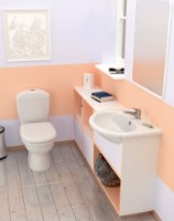 Умывальник Keramin Verona 60 White фото №3 — интернет-магазин Desire.md