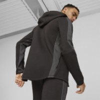 Мужская толстовка Puma Evostripe Full-Zip Hoodie Dk Puma Black L (67593001) фото №4 — интернет-магазин Desire.md