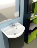 Умывальник Keramin Lider-N 45 White фото №3 — интернет-магазин Desire.md