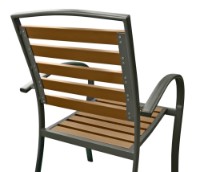 Scaun Deco Coral Grey/Coffee D03 imaginea #5 — magazin online Desire.md