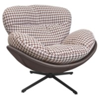 Fotoliu Deco Euforia Brown/White imaginea #1 — magazin online Desire.md