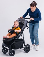 Carucior Lionelo Natt Black Onyx imaginea #2 — magazin online Desire.md