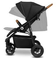 Carucior Lionelo Natt Black Onyx imaginea #8 — magazin online Desire.md