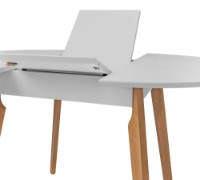 Обеденный стол Deco Mars Grey 100x380 H750 фото №5 — интернет-магазин Desire.md