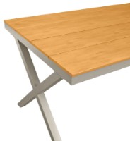 Садовый стол Deco Terasa TER-F10 Grey/Wood фото №5 — интернет-магазин Desire.md