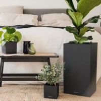 Цветочный горшок Lechuza Canto Color Tower 30 Graphite Black фото №2 — интернет-магазин Desire.md