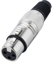 Conector Bespeco XLR3FX
