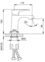 Baterie lavoar Frap F1071 imaginea #2 — magazin online Desire.md