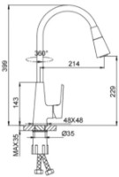 Baterie bucătărie Frap F4471 imaginea #2 — magazin online Desire.md