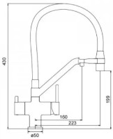 Baterie bucătărie Gappo G4398-80 imaginea #2 — magazin online Desire.md