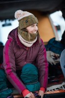 Шапка Buff Knitted & Fleece Janna Rose фото №2 — интернет-магазин Desire.md