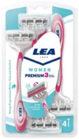 Станки для бритья Lea Women Premium 3 4pcs