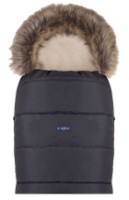 Детский зимний чехол Womar Zaffiro GrowUP 4.0 Beige Wool Premium Graphite фото №2 — интернет-магазин Desire.md