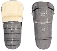 Детский зимний чехол Womar Zaffiro iGrow 2.0 Gloves Merino Melange Grey фото №8 — интернет-магазин Desire.md