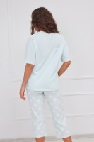 Pijama Ajoure T23585 Mint/Print Dot 4XL imaginea #2 — magazin online Desire.md