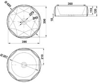 Lavoar Melana MLN-78347 imaginea #3 — magazin online Desire.md