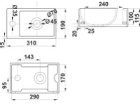 Lavoar Melana MLN-320349R (A311R) imaginea #3 — magazin online Desire.md