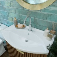 Умывальник Keramin Cezaro 80 White фото №3 — интернет-магазин Desire.md