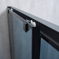 Ușă de duș Manopera Elegant EG210 (100x190) Transparenta Black imaginea #5 — magazin online Desire.md