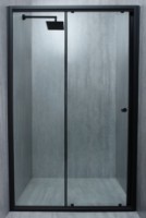 Ușă de duș Manopera Elegant EG210 (100x190) Transparenta Black imaginea #4 — magazin online Desire.md