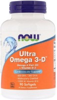 Жирные кислоты NOW Ultra Omega 3-D 90cap фото №1 — интернет-магазин Desire.md