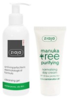Set Cadou Ziaja Manuka Tree Purifying Day Cream 50ml + Normalising Cleansing Gel 200ml imaginea #1 — magazin online Desire.md