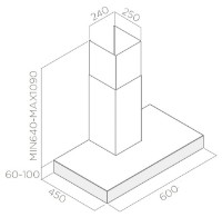 Вытяжка Turboair Sofia IX/A/60 фото №2 — интернет-магазин Desire.md