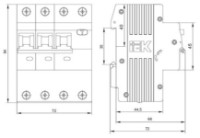 Întrerupător automat IEK АВДТ 34 C32 100мА imaginea #2 — magazin online Desire.md