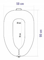 Cuib pentru bebelúș Perna Mea Buline Grey imaginea #5 — magazin online Desire.md