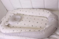 Cuib pentru bebelúș Perna Mea Buline Grey imaginea #2 — magazin online Desire.md