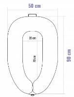 Cuib pentru bebelúș Perna Mea Buline Pink imaginea #4 — magazin online Desire.md