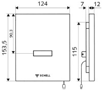 Кнопка смыва Schell EditionE CR (028080699) фото №2 — интернет-магазин Desire.md