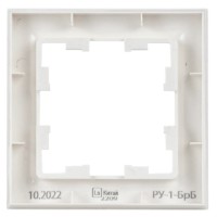 Рамка для розеток и выключателей IEK BR-M12-K01 фото №2 — интернет-магазин Desire.md