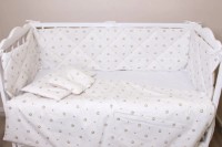 Lenjerie de pat pentru copii Perna Mea Coronita Maro