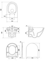 Унитаз Cersanit Larga Rimless Slim (113695) фото №2 — интернет-магазин Desire.md