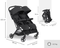 Carucior Hauck Swift X Duo Black imaginea #2 — magazin online Desire.md