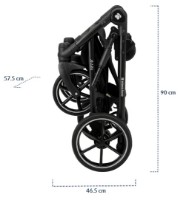 Коляска Kikka Boo Amani 2in1 Black фото №3 — интернет-магазин Desire.md