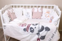 Lenjerie de pat pentru copii Perna Mea Premium Panda