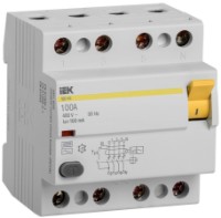 Siguranță automată diferențială IEK ВД1-63 4Р 100А 100мА