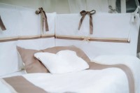 Lenjerie de pat pentru copii Perna Mea Renaissance Maro