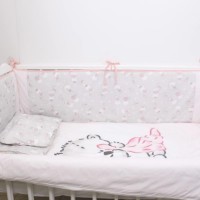 Детское постельное белье Perna Mea Teddy Love Pink фото №4 — интернет-магазин Desire.md