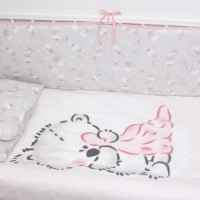 Детское постельное белье Perna Mea Teddy Love Pink фото №2 — интернет-магазин Desire.md