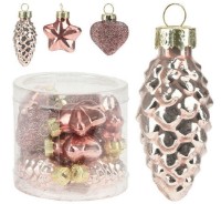 Набор ёлочных игрушек Christmas Pink (51159) фото №2 — интернет-магазин Desire.md