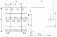 Выключатель-разъединитель IEK ВРТ-63 1P 25А 12pcs