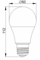 Bec IEK LLA-A60-12-230-40-E27 imaginea #2 — magazin online Desire.md