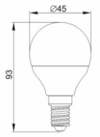 Bec IEK LLA-G45-10-230-30-E14 imaginea #2 — magazin online Desire.md